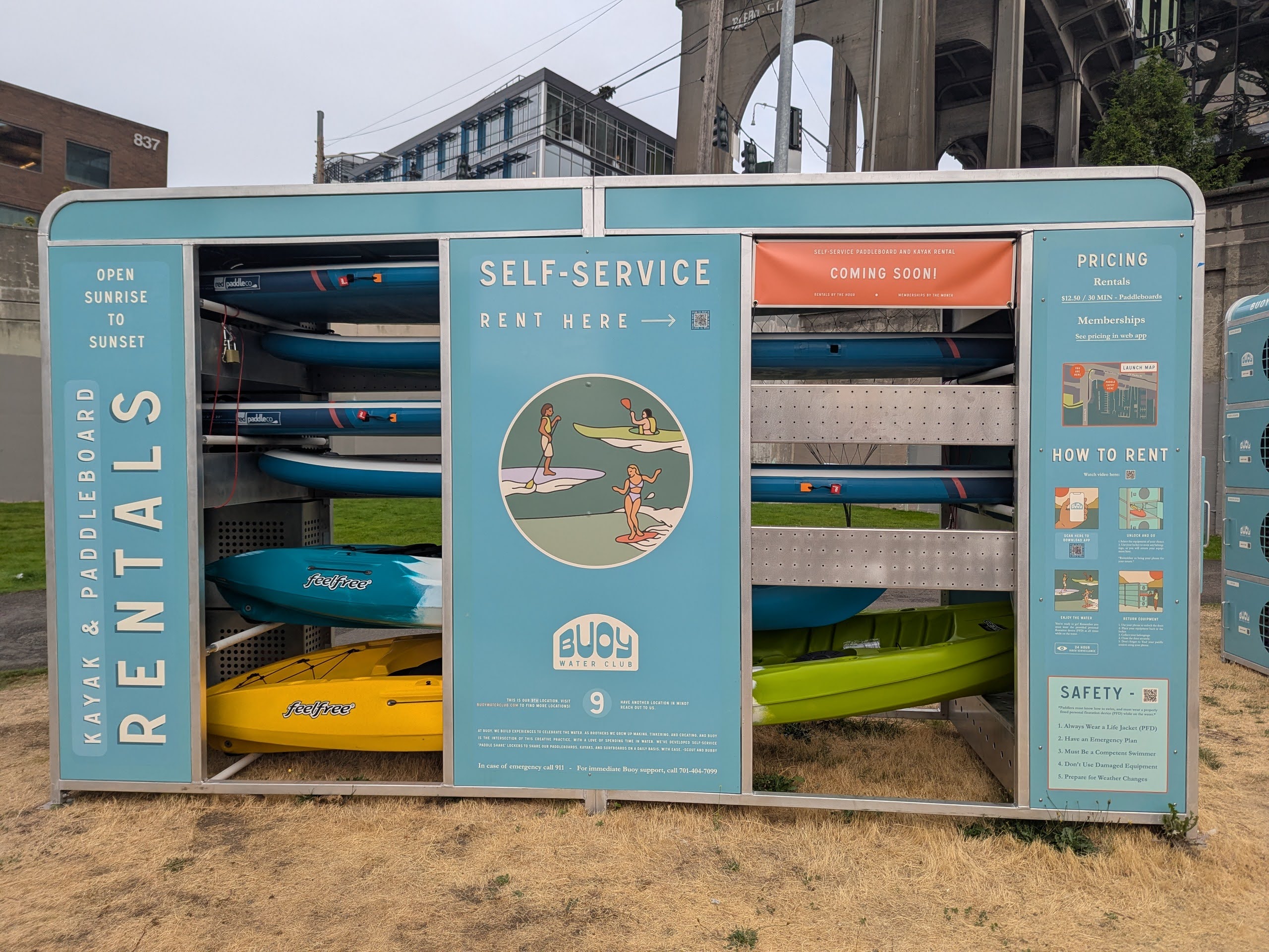 Self service kayak and paddleboard rentals come to Fremont