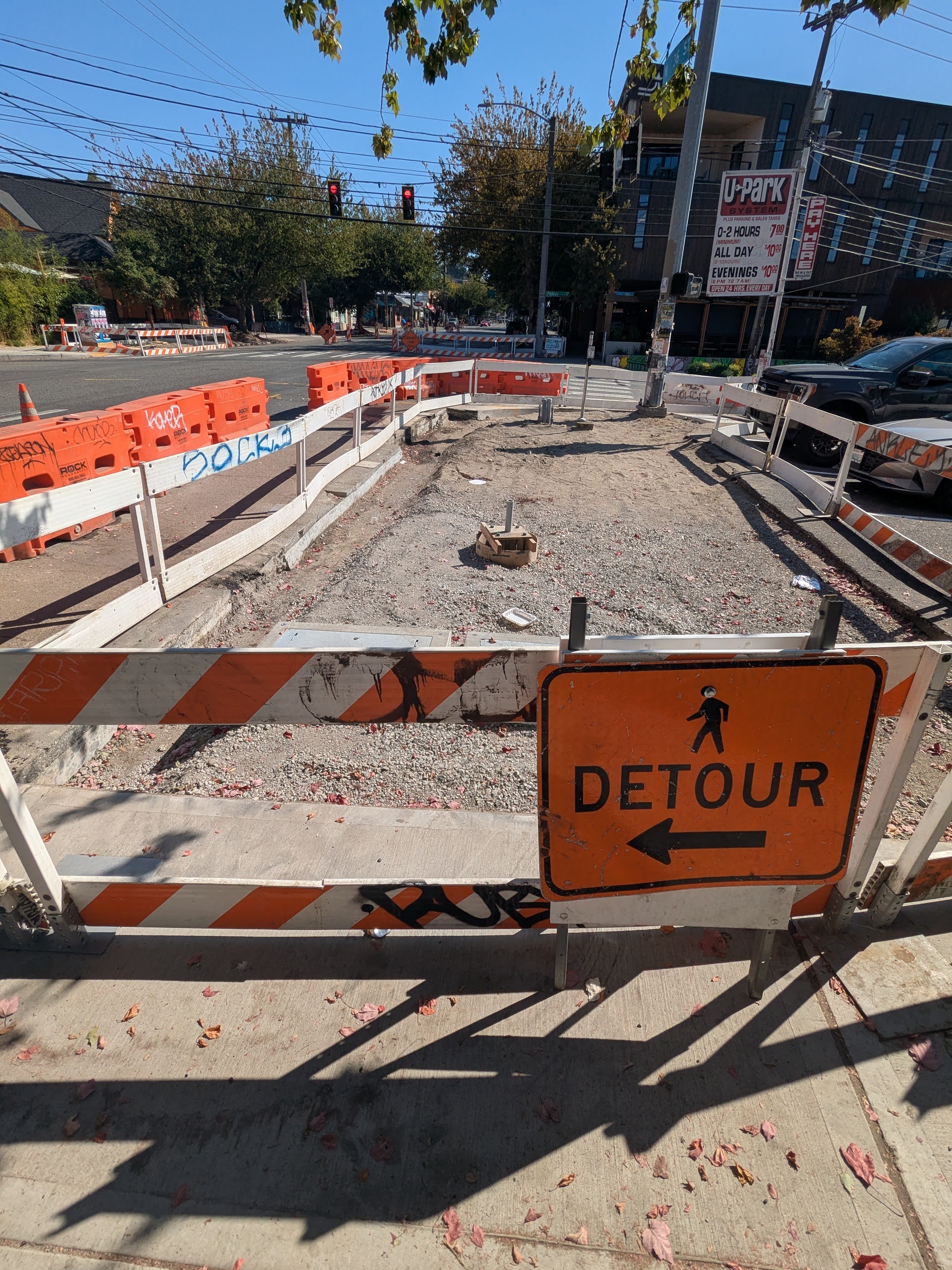 Construction continues in Fremont: sidewalk edition