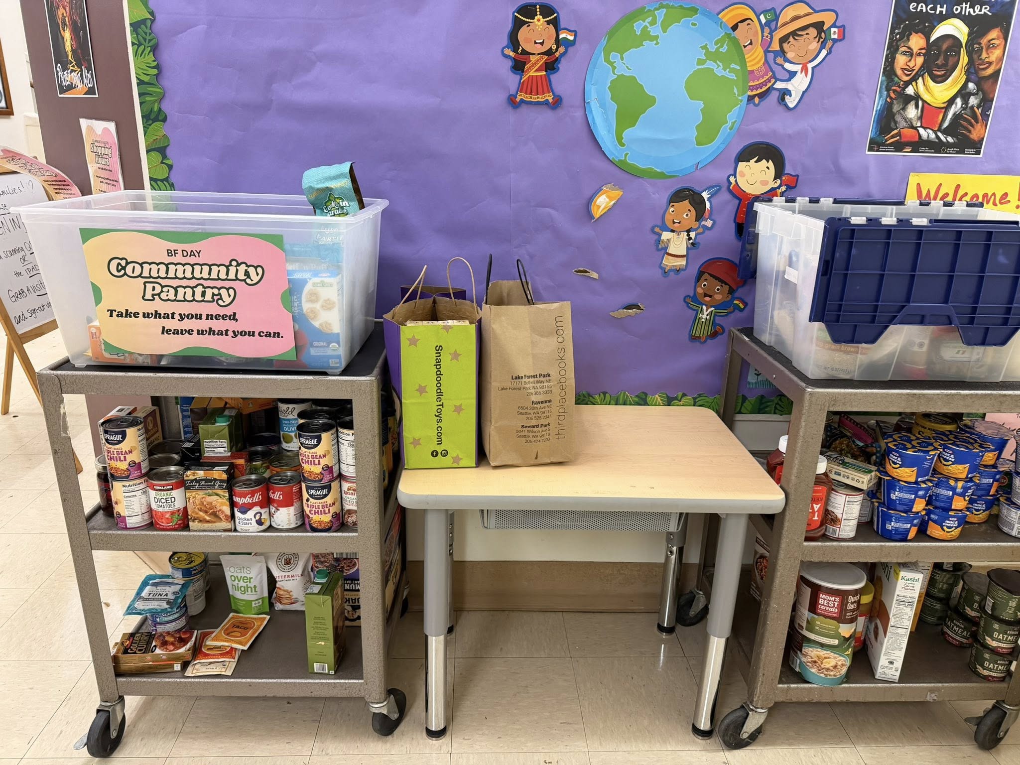 B.F. Day Elementary launches community food pantry