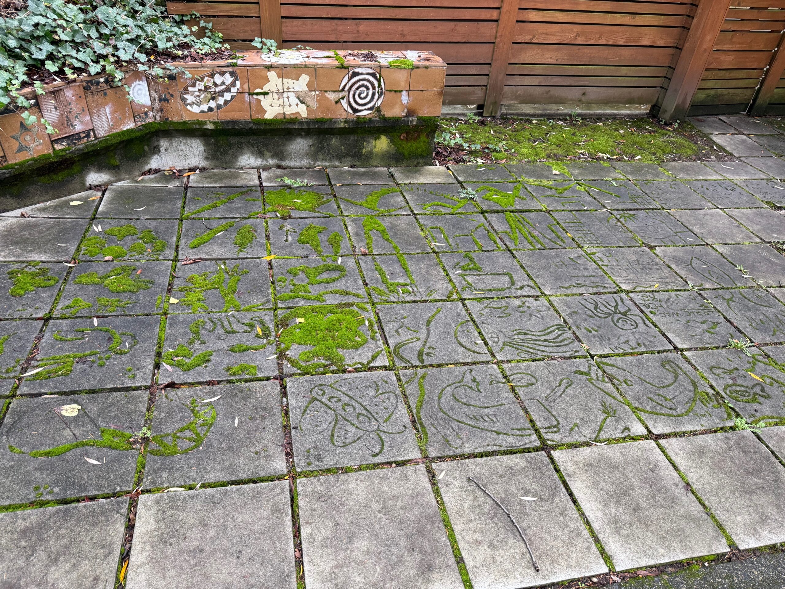 Winter brings stairway art back to life