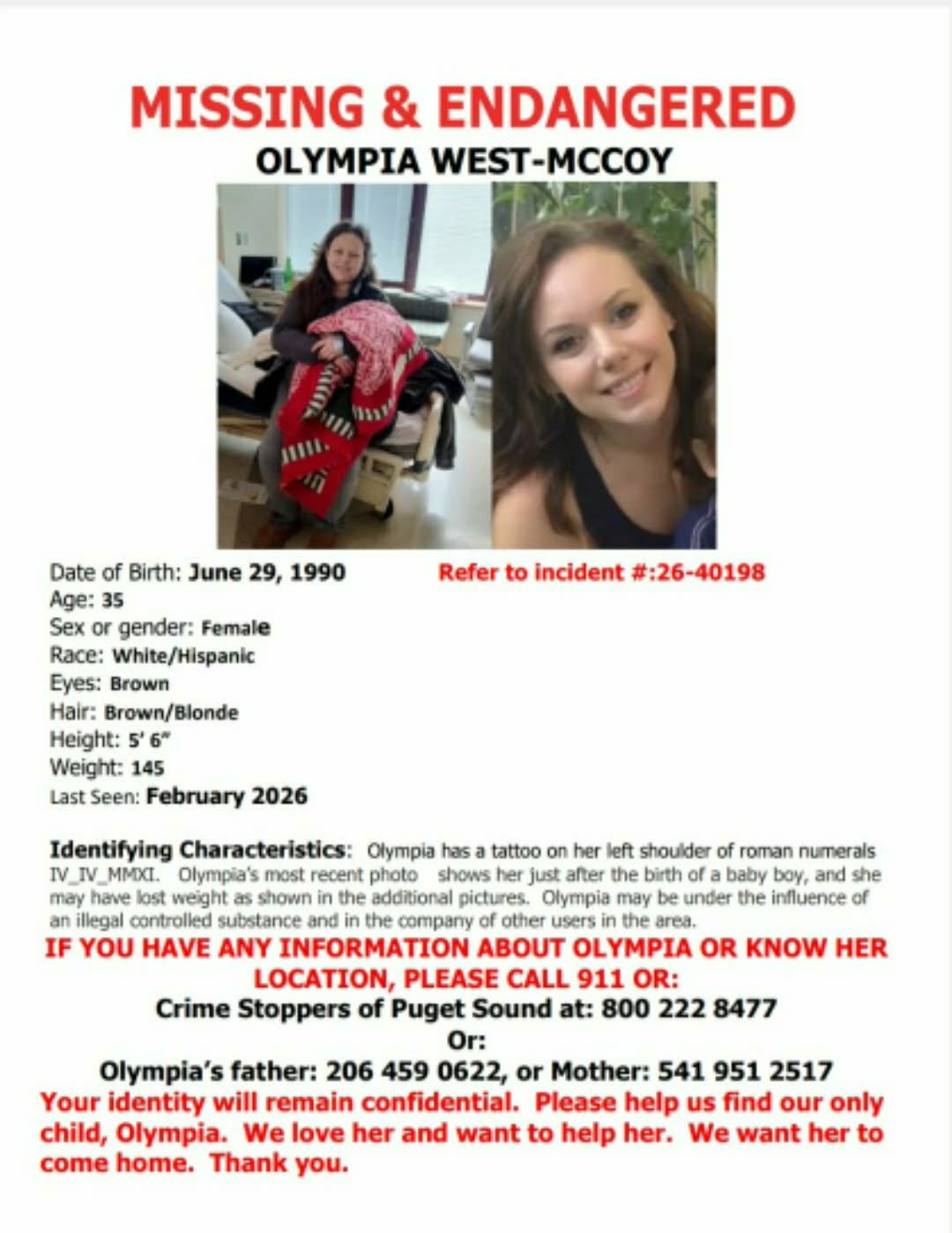 Fremont Rotary president’s daughter missing, family asks for community help