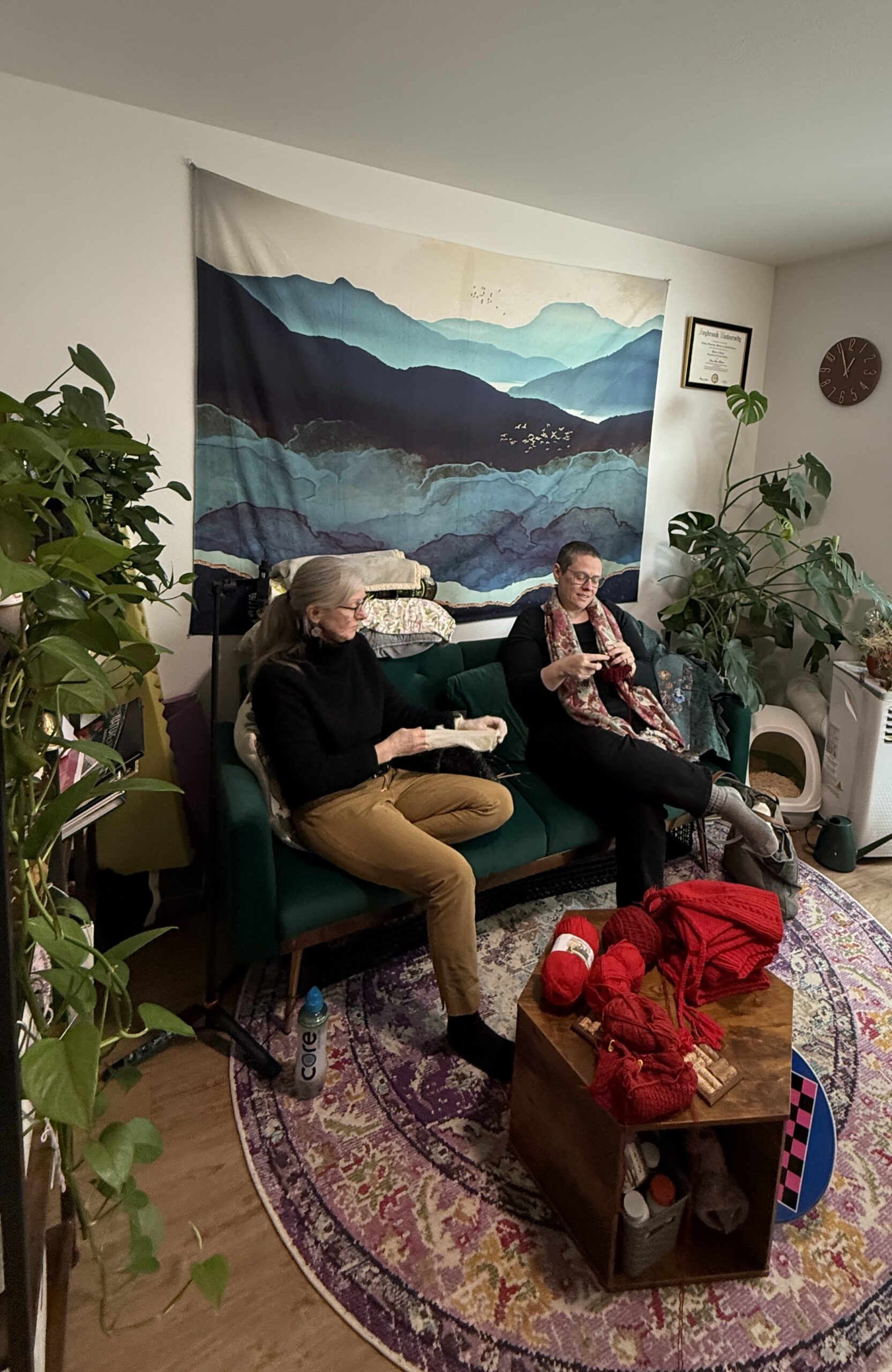 Fremont group knits red hats to protest ICE, honor WWII history