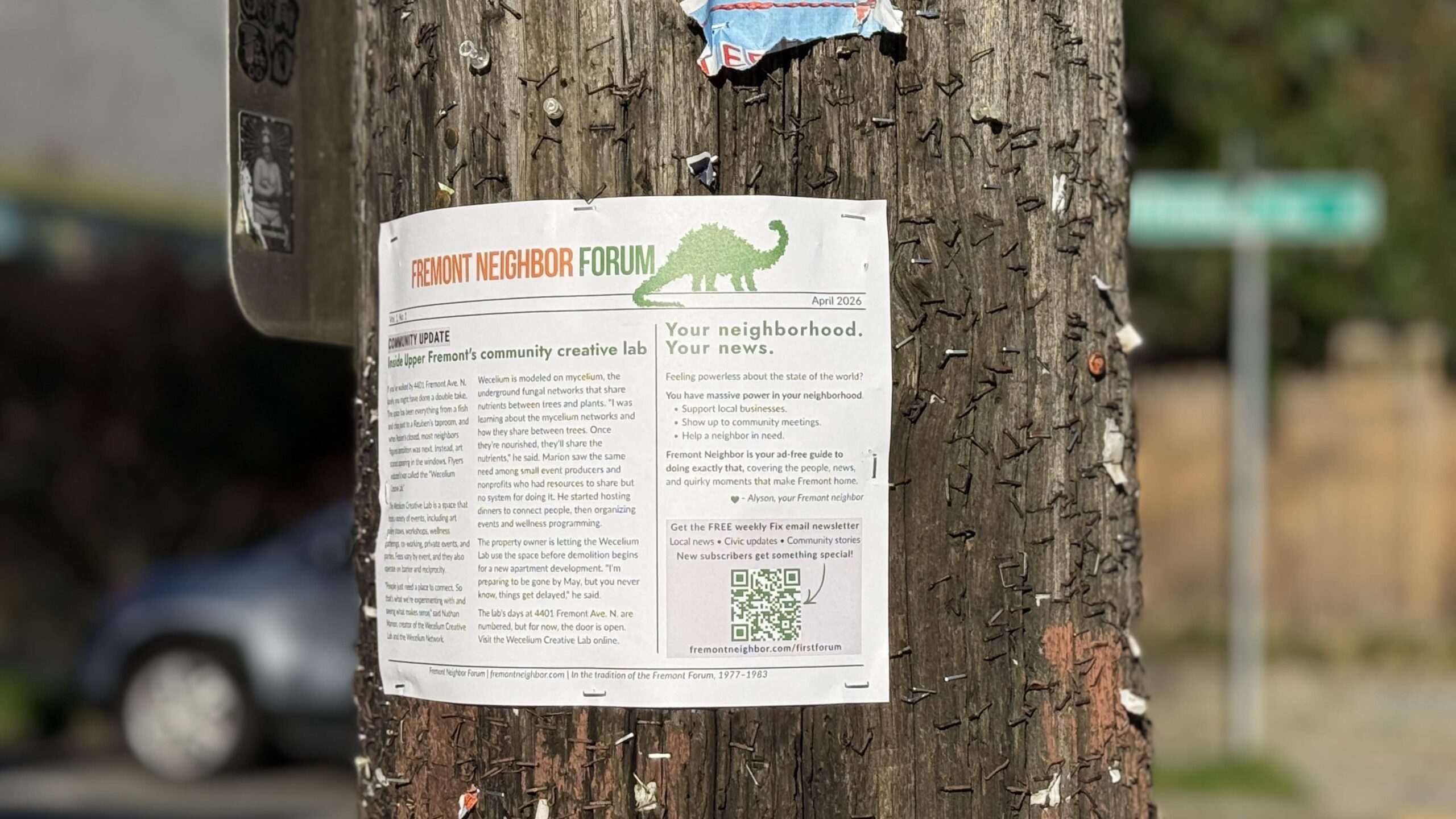 Fremont Neighbor Forum comes to neighborhood poles