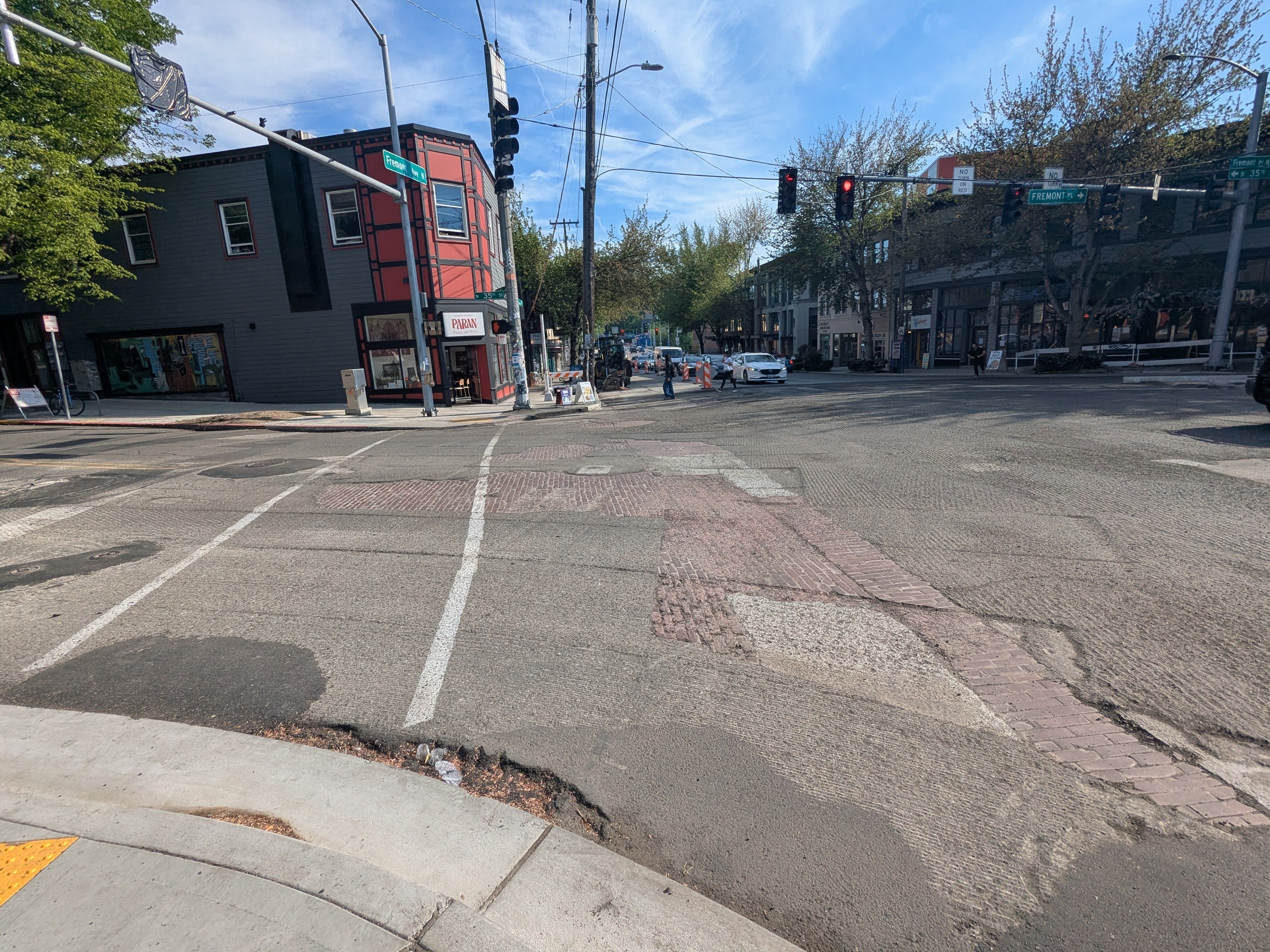 Route 40 work uncovers Fremont’s brick past