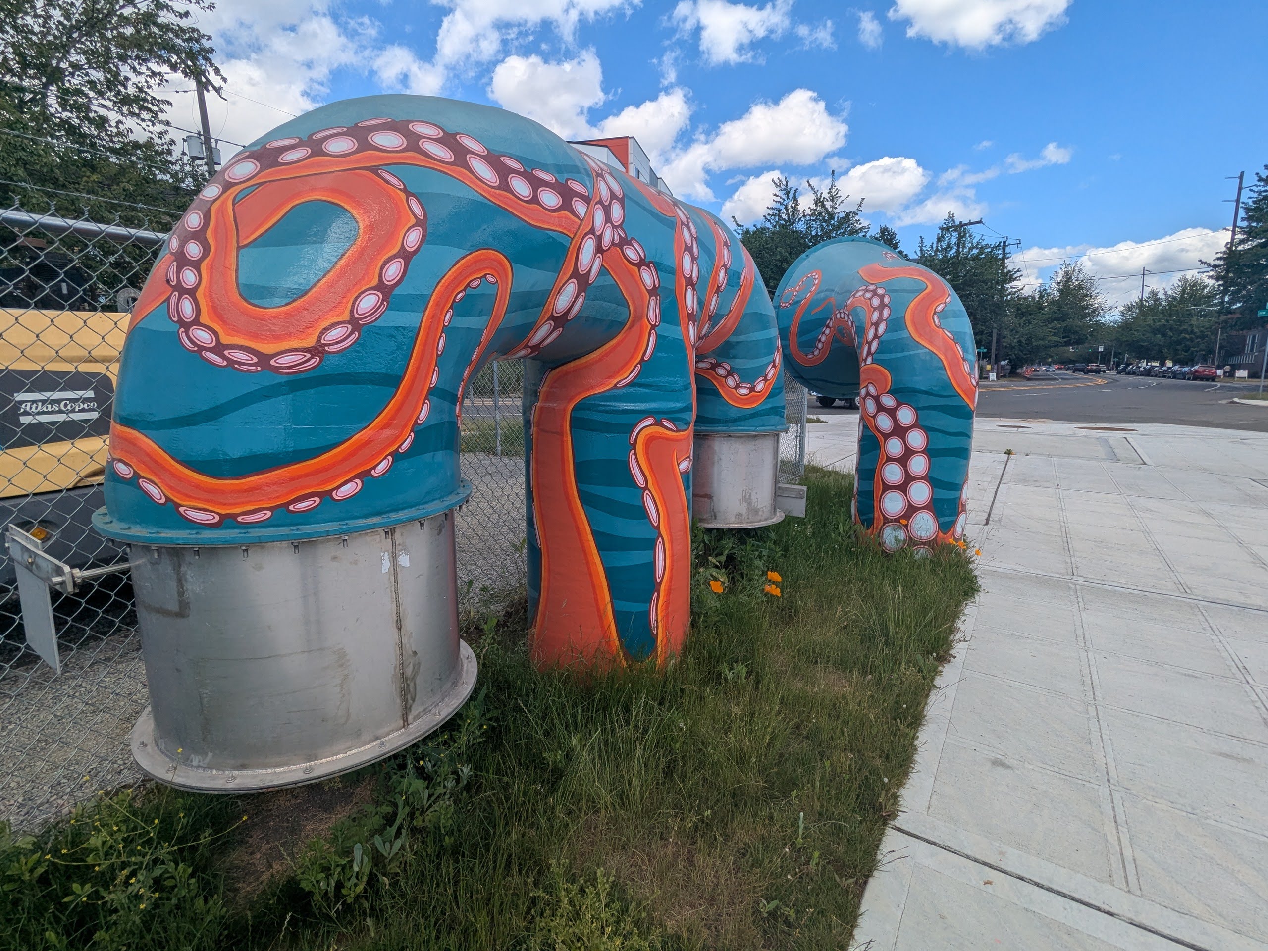 Release the Kraken: NW 36th Street reopens with new public art