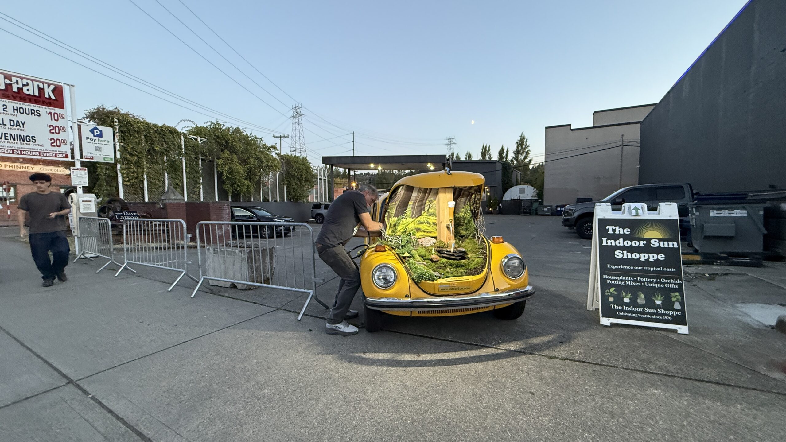 Fremont’s plant-filled VW Bug gets an Oktoberfest makeover