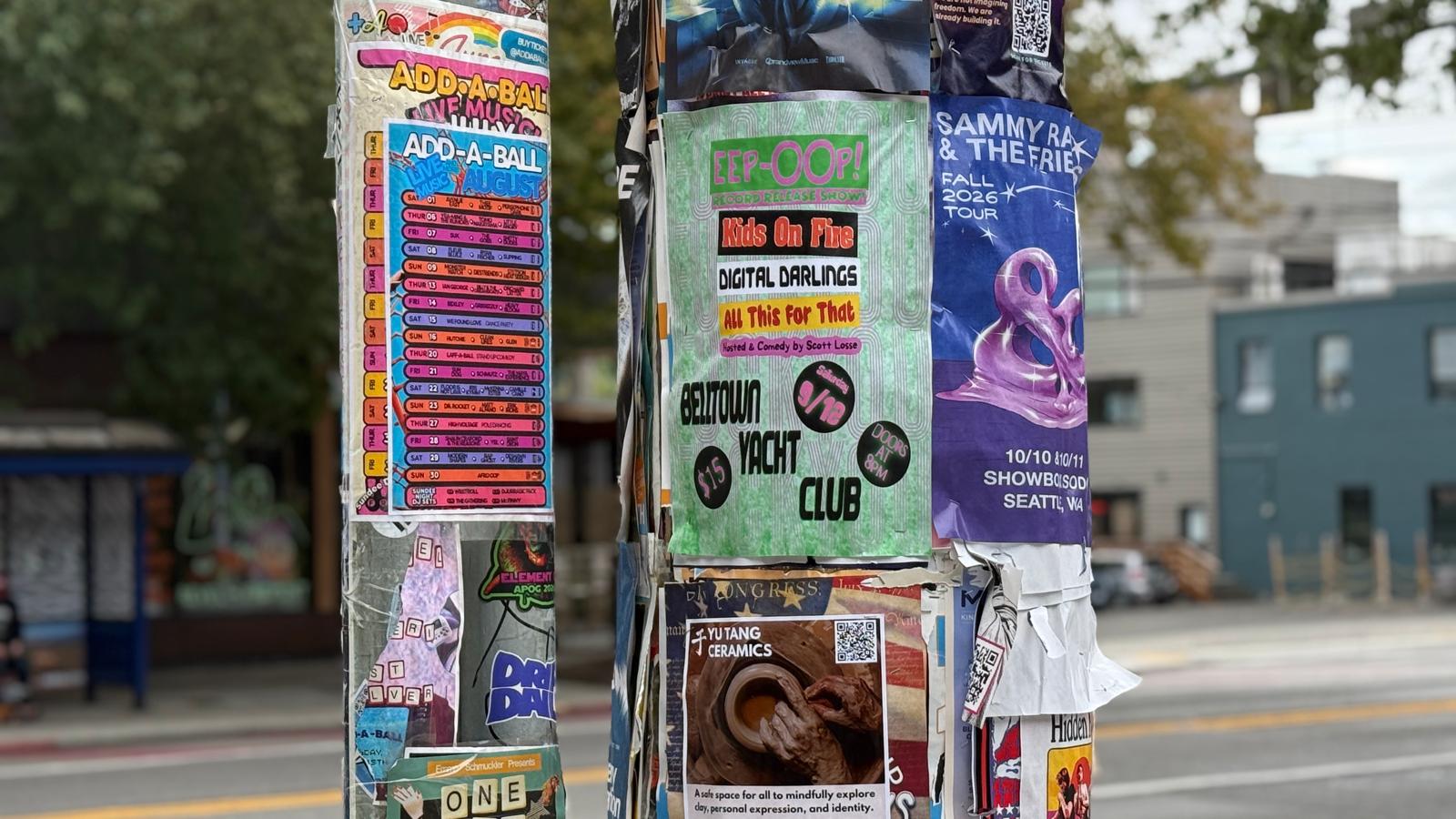 Introducing our new events page: the digital light pole full of flyers